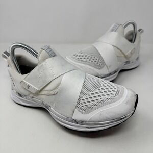 Tiem Slipstream Indoor Cycling Shoes White Marble W/Clips Women's Size 7